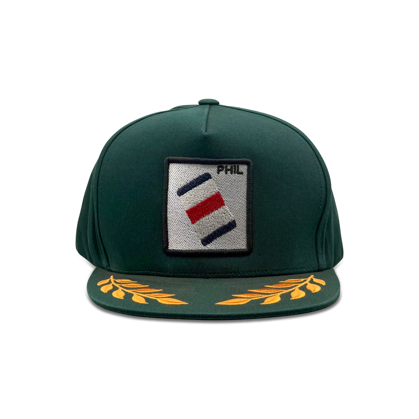 Phil Green Baseball Hat with Flag Patch