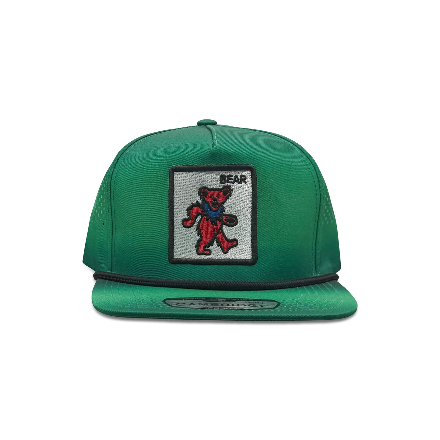 Cambridge Green Baseball Hat with Bear Patch