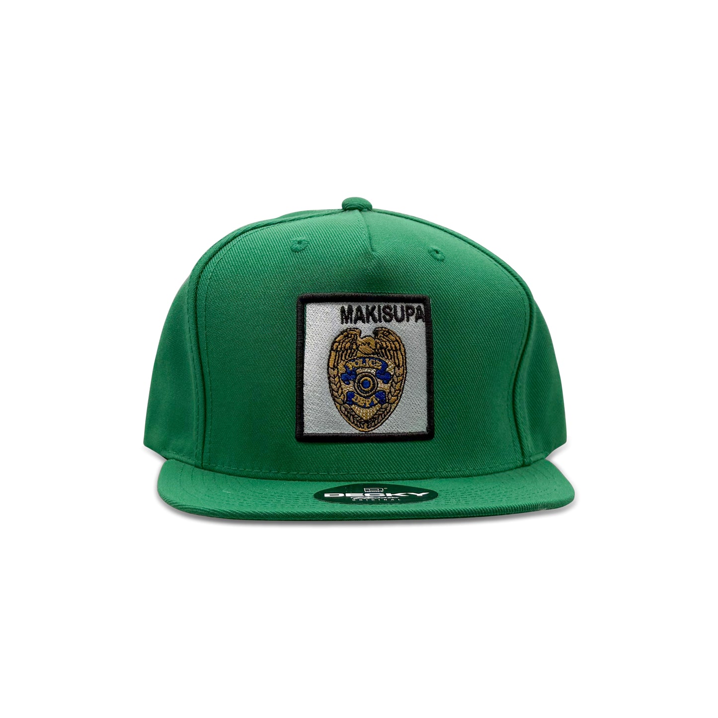 Cambridge Purple Red Baseball Hat with Makisupa Police Patch