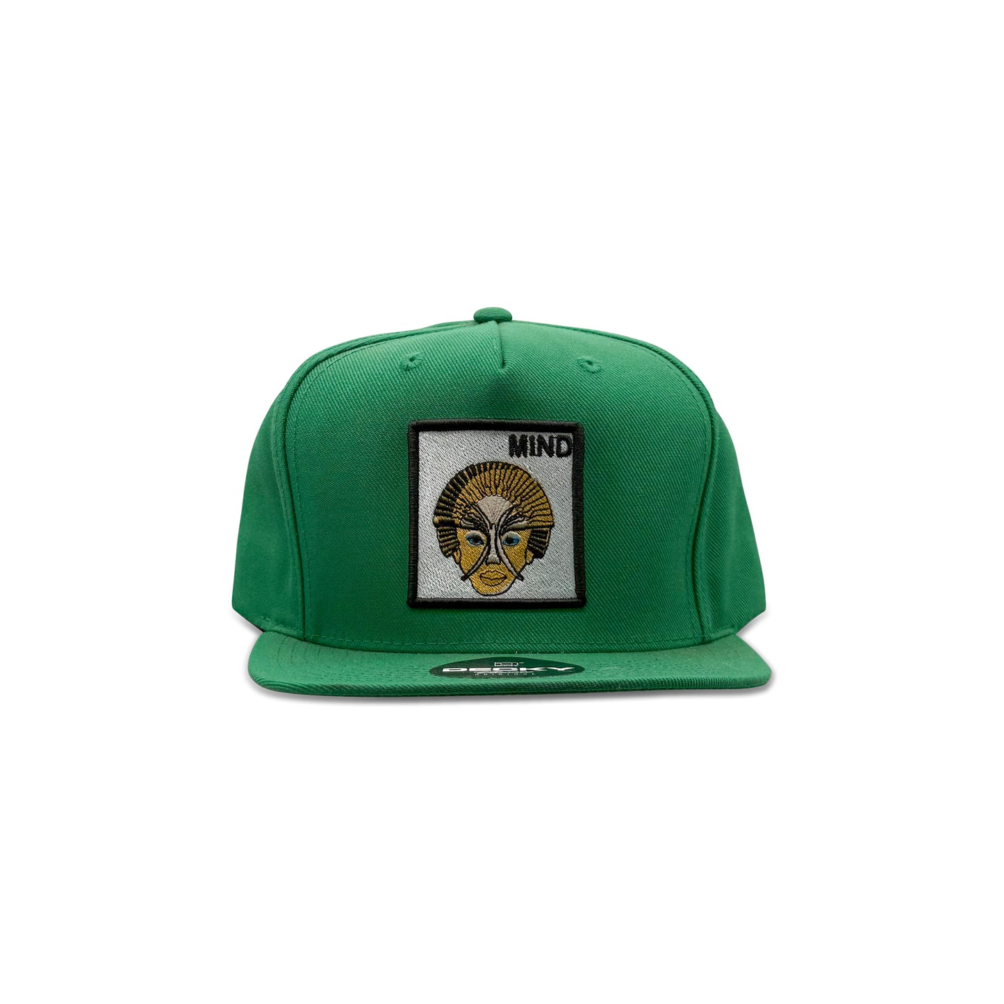 Decky Green Baseball Hat with Mind Patch