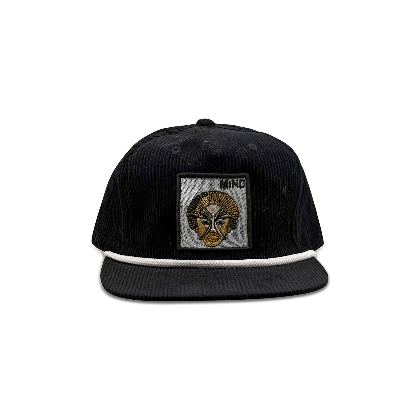 Mind Black Baseball Hat with Patch