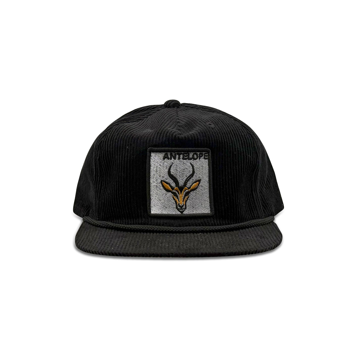 Antelope Black Baseball Hat with Patch