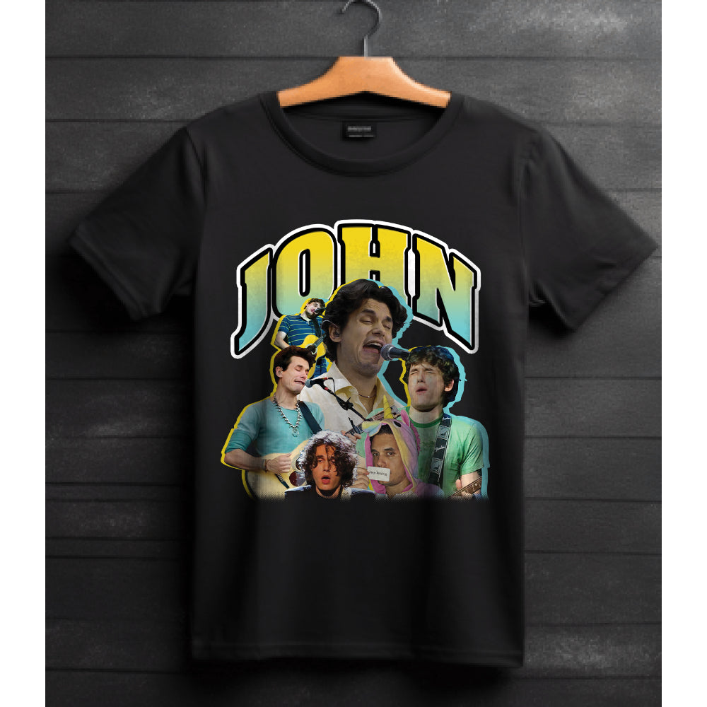 John Black Graphic Print Pullover T-Shirt