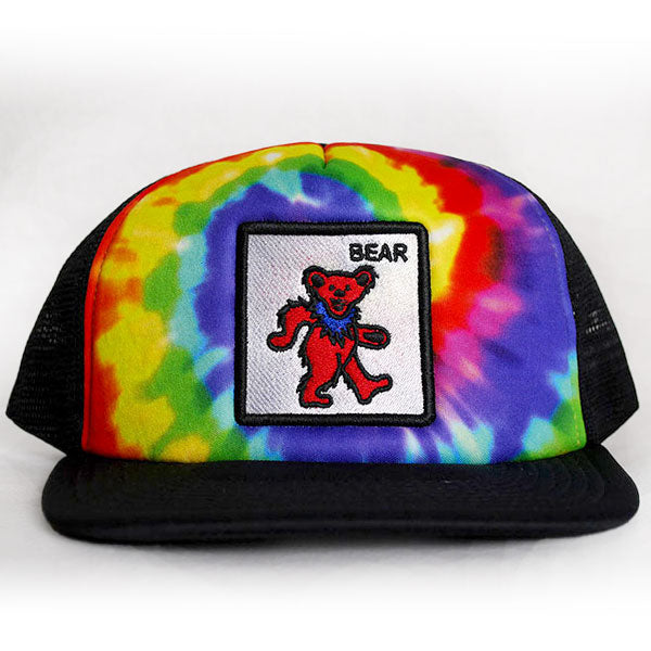 Grateful Dead Trucker Hat with Dancing Bear Patch