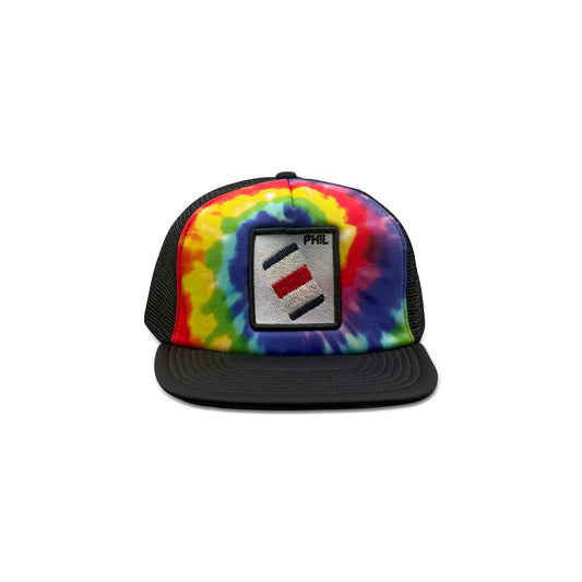 Phil Multicolor Trucker Hat with Flag Patch