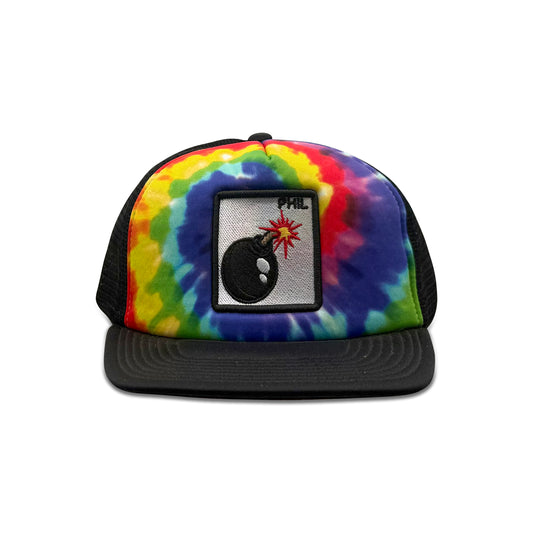 Phil Multicolor Trucker Hat with Bomb Patch