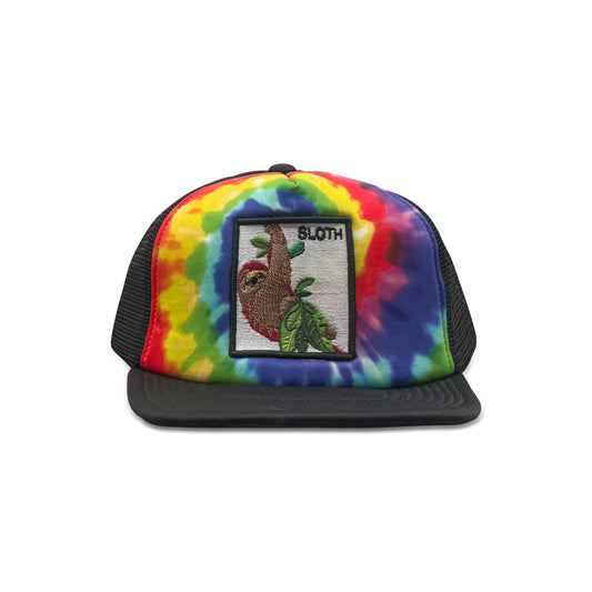 Sloth Multicolor Trucker Hat with Patch