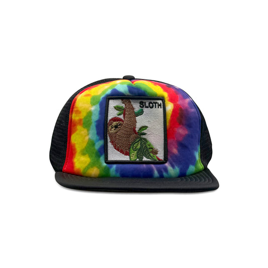 Sloth Multicolor Trucker Hat with Patch