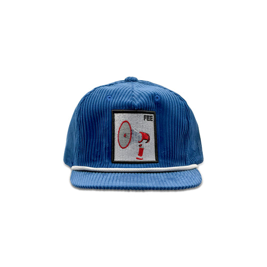 Fee Blue Baseball Hat with Patch