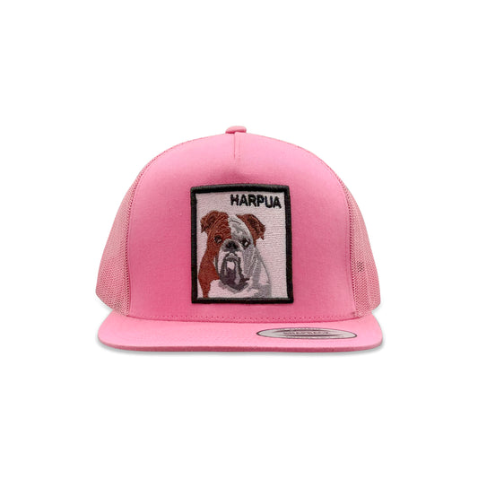 Harpua Pink Trucker Hat with Patch