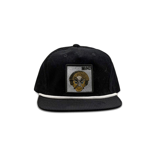 Mind Black Baseball Hat with Patch