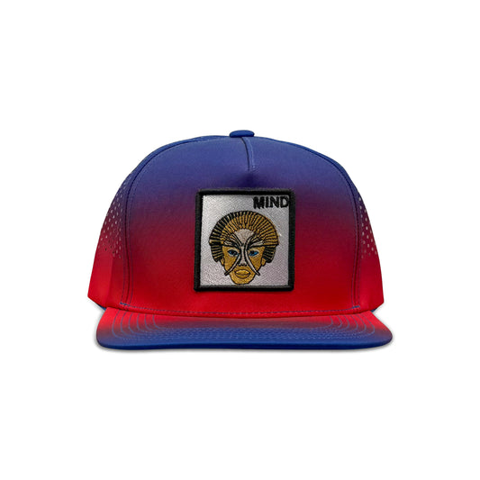 Mind Purple Red Baseball Hat with Patch