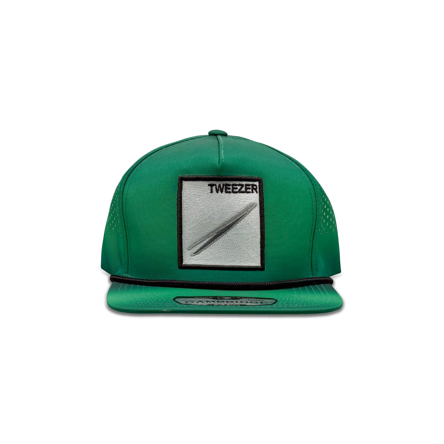 Cambridge Green Baseball Hat with Tweezer Patch