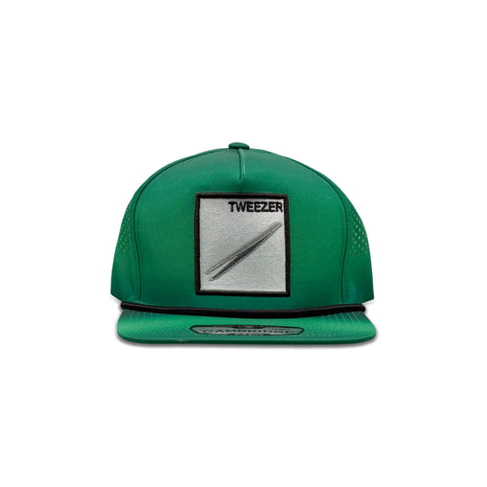 Cambridge Green Baseball Hat with Tweezer Patch