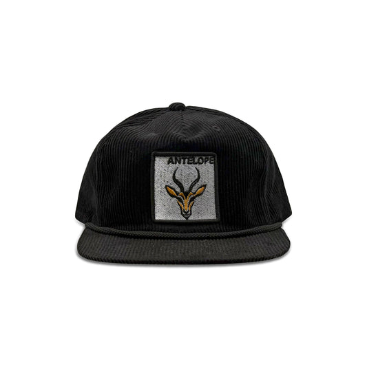 Antelope Black Baseball Hat with Patch