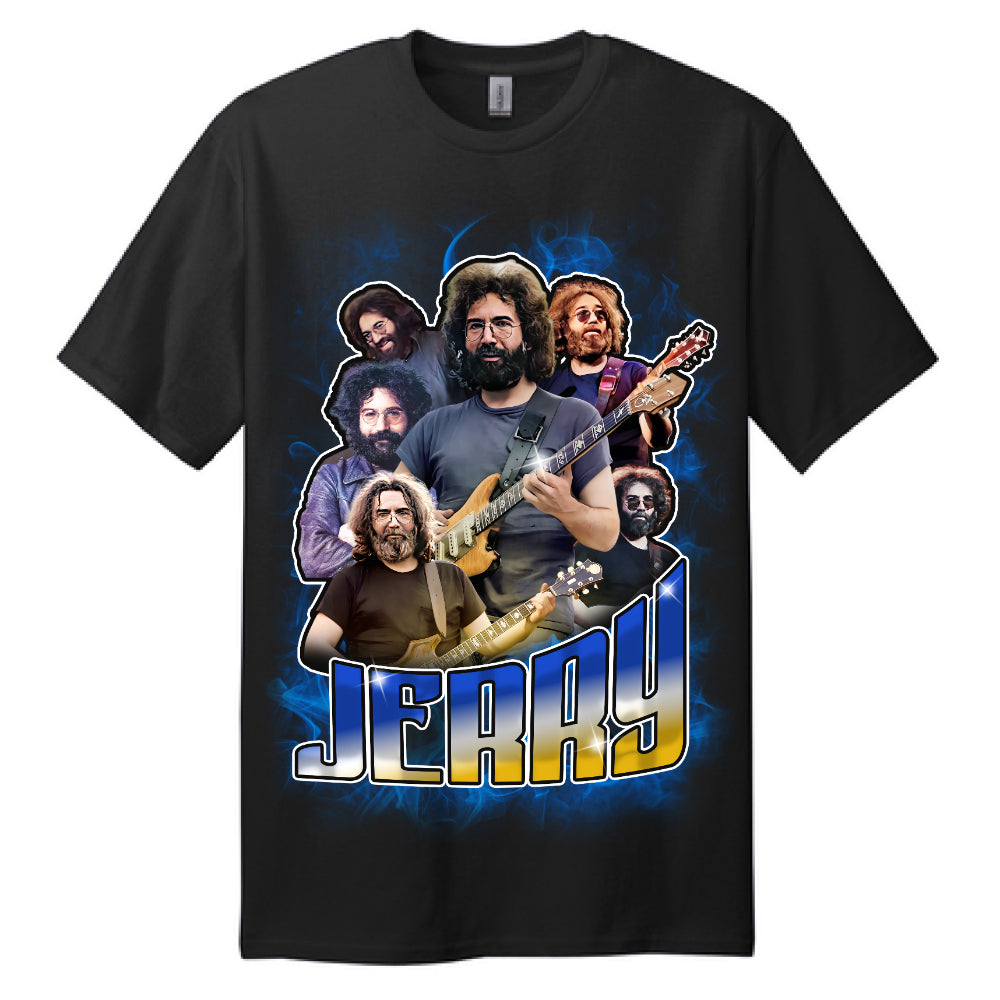 Jerry Black Graphic Print Pullover T-Shirt