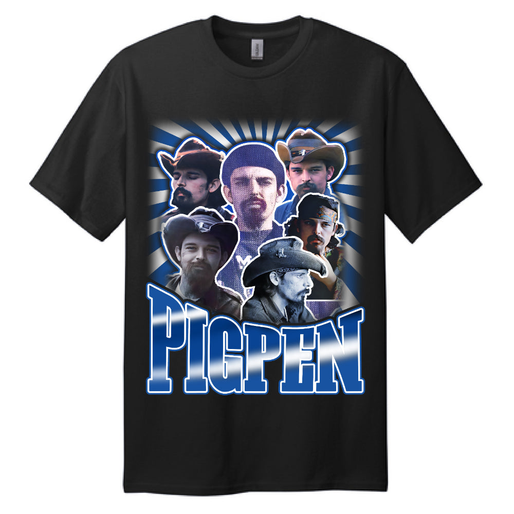 Pigpen Black Graphic Print Pullover T-Shirt