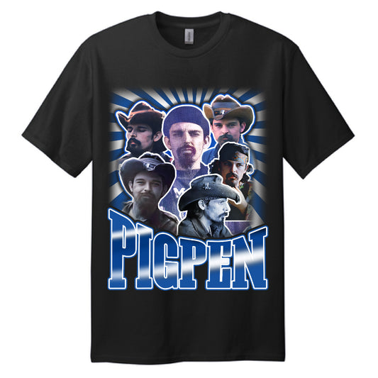 Pigpen Black Graphic Print Pullover T-Shirt