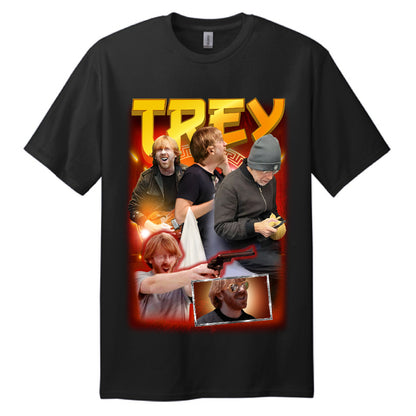 Trey Black Graphic Print Pullover T-Shirt