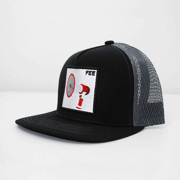 FEE Song Trucker Hat with Megaphone Patch