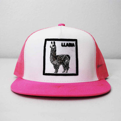 LLAMA Song Trucker Hat with Llama Patch