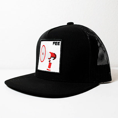 FEE Song Trucker Hat with Megaphone Patch