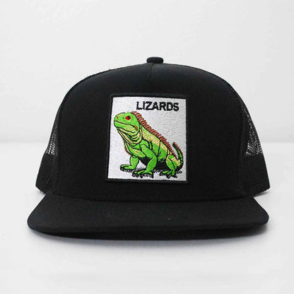 THE LIZARDS Song Trucker Hat with Lizard Patch