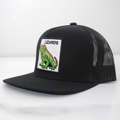 THE LIZARDS Song Trucker Hat with Lizard Patch