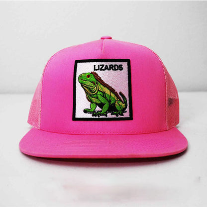 THE LIZARDS Song Trucker Hat with Lizard Patch