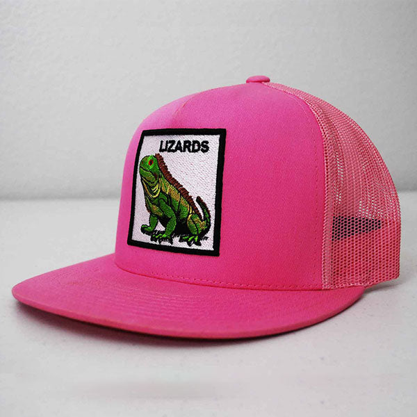 THE LIZARDS Song Trucker Hat with Lizard Patch