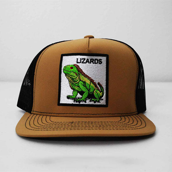 THE LIZARDS Song Trucker Hat with Lizard Patch