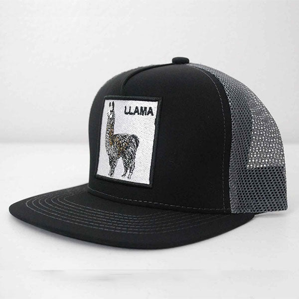 LLAMA Song Trucker Hat with Llama Patch