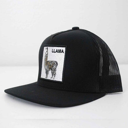 LLAMA Song Trucker Hat with Llama Patch