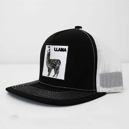 LLAMA Song Trucker Hat with Llama Patch