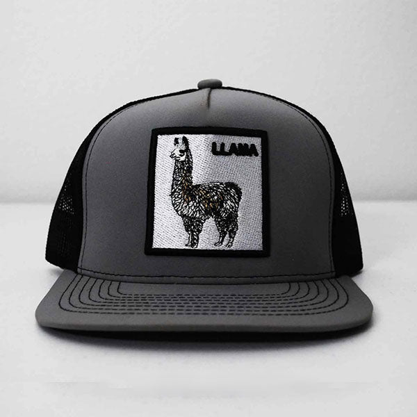 LLAMA Song Trucker Hat with Llama Patch