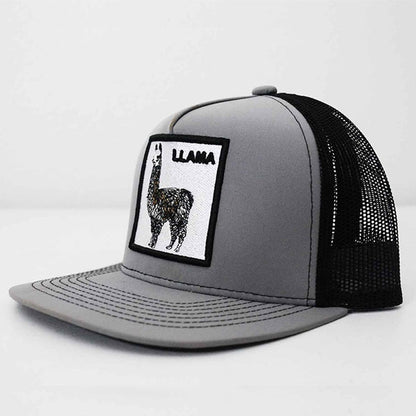 LLAMA Song Trucker Hat with Llama Patch