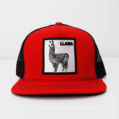 LLAMA Song Trucker Hat with Llama Patch