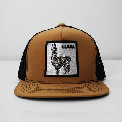 LLAMA Song Trucker Hat with Llama Patch