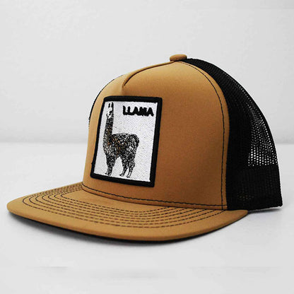 LLAMA Song Trucker Hat with Llama Patch