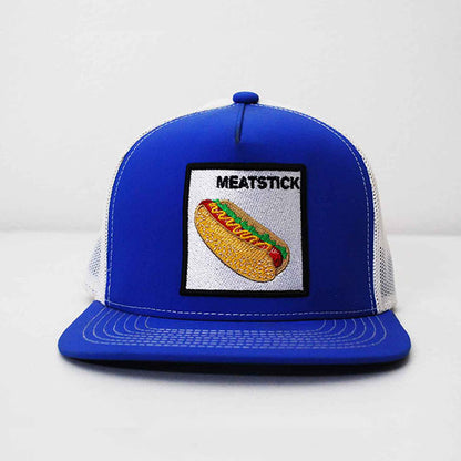 MEATSTICK Song Trucker Hat with Hot Dog Patch