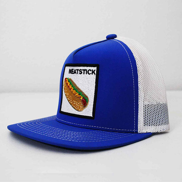 MEATSTICK Song Trucker Hat with Hot Dog Patch