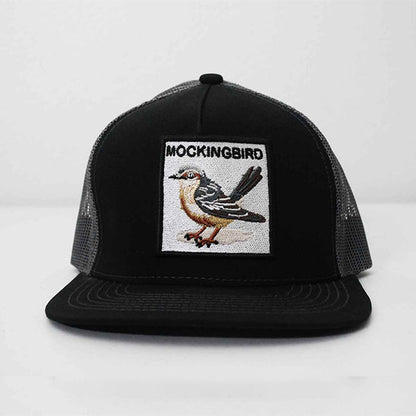 THE FAMOUS MOCKINGBIRD Trucker Hat with Bird Patch