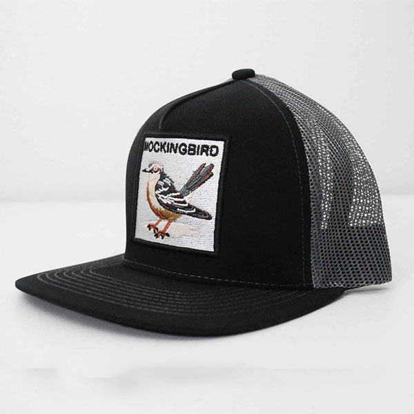 THE FAMOUS MOCKINGBIRD Trucker Hat with Bird Patch