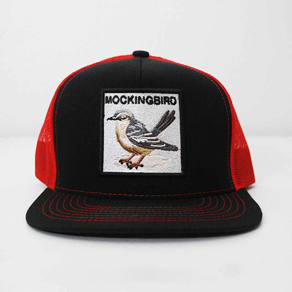 THE FAMOUS MOCKINGBIRD Trucker Hat with Bird Patch