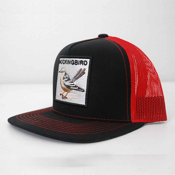 THE FAMOUS MOCKINGBIRD Trucker Hat with Bird Patch