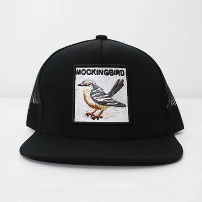 THE FAMOUS MOCKINGBIRD Trucker Hat with Bird Patch