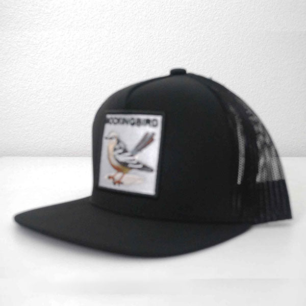 THE FAMOUS MOCKINGBIRD Trucker Hat with Bird Patch