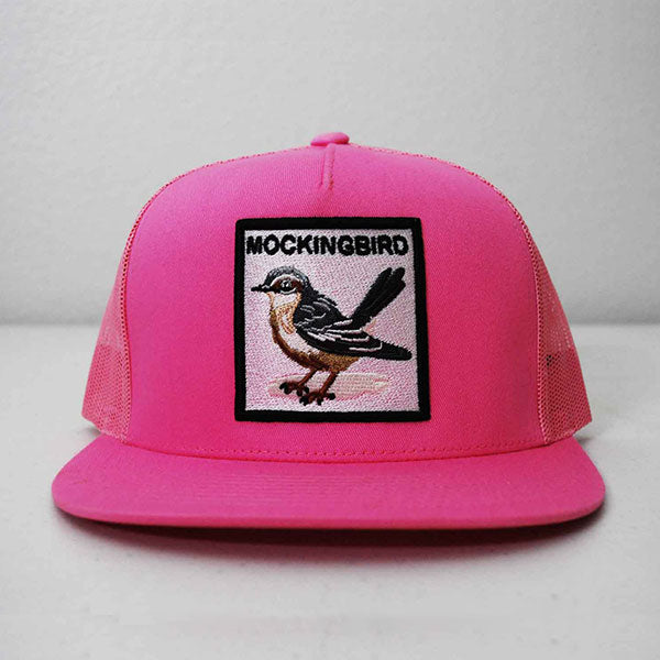 THE FAMOUS MOCKINGBIRD Trucker Hat with Bird Patch