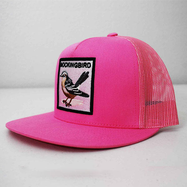 THE FAMOUS MOCKINGBIRD Trucker Hat with Bird Patch