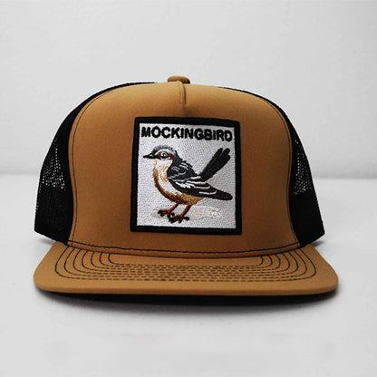 THE FAMOUS MOCKINGBIRD Trucker Hat with Bird Patch